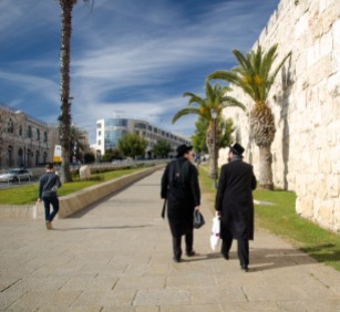 on the streets of Jerusalem