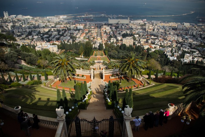 Haifa's Garden and the Bahai's World Centre